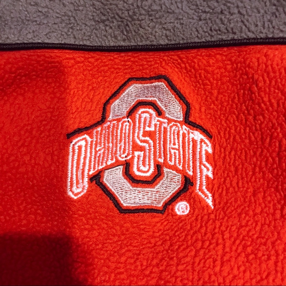 Ohio State Hoodie quarter zip sweatshirt pockets - Picture 2 of 7